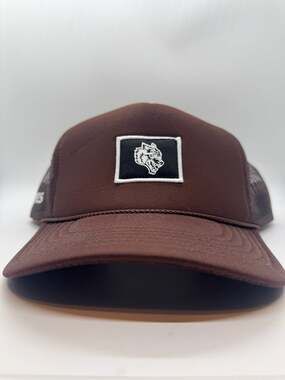 Darc Sport Wolves Brown Mesh Trucker Snapback Hat